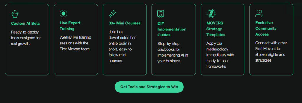 What's inside First Movers AI labs