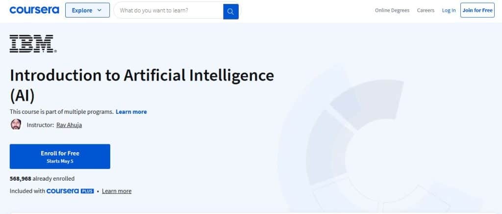 Introduction to Artificial Intelligence by IBM on Coursera