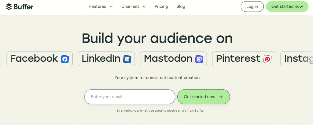 Buffer for ai content marketing