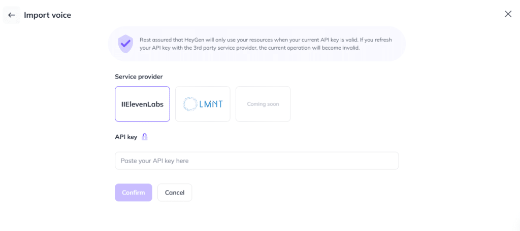 Julia creates her Avatar with HeyGen and adds 3rd party voice from ElevenLabs.