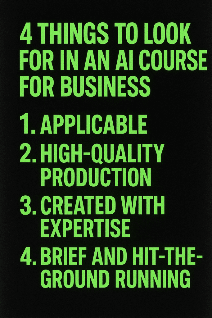 ai for business course