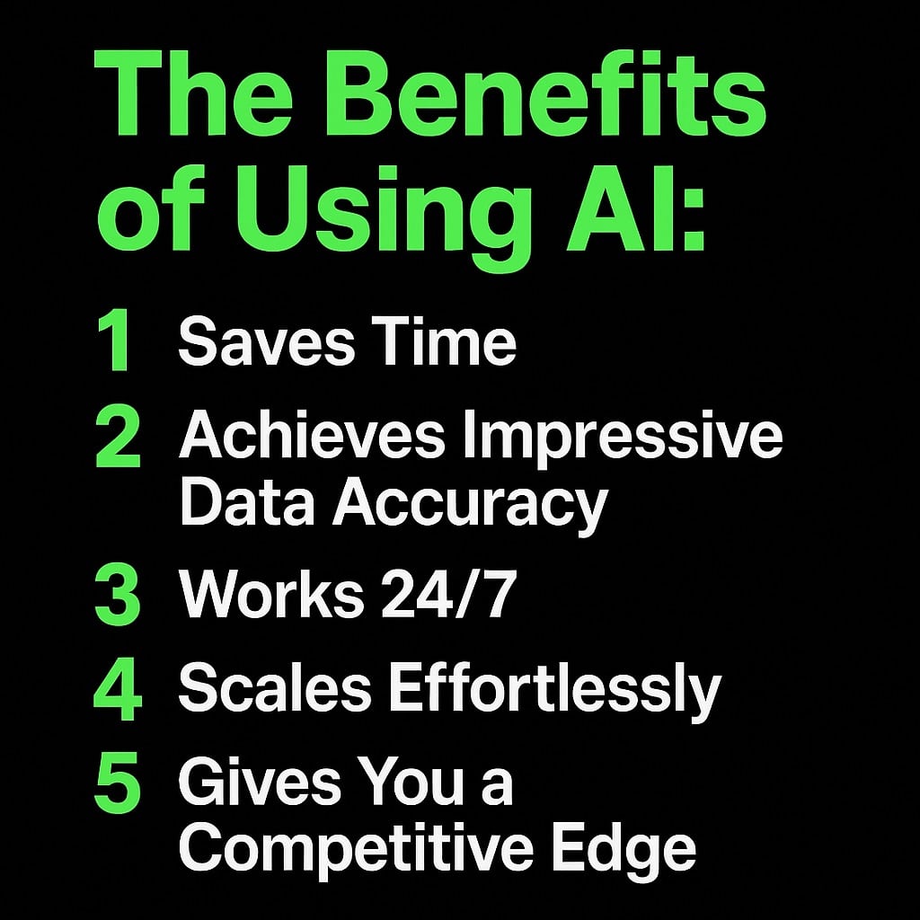 the benefits of using AI