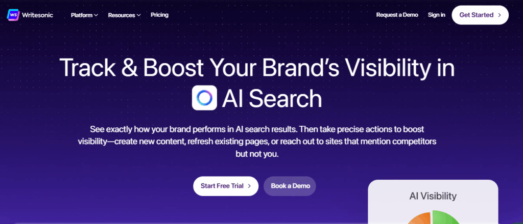 Writesonic as an AI writing tool