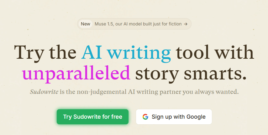 Sudowrite as an AI writing tool