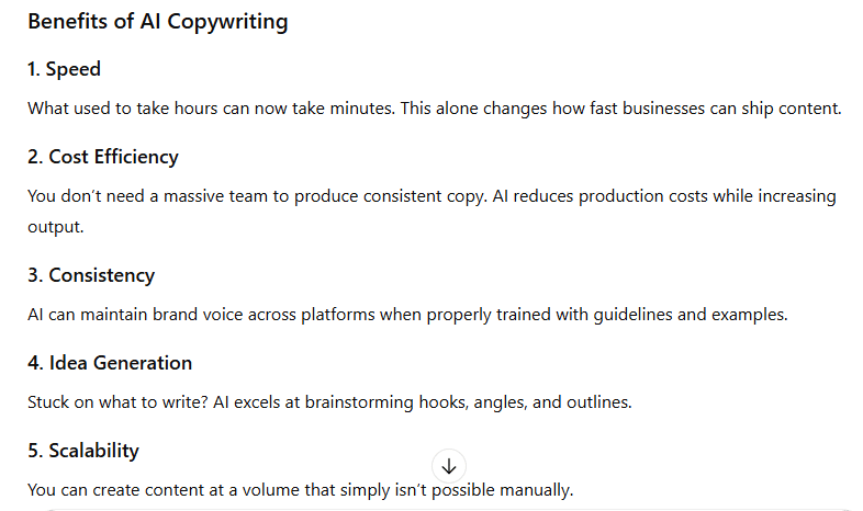 what is ai copywriting