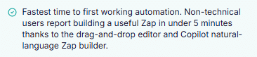 Description of how Zapier works.